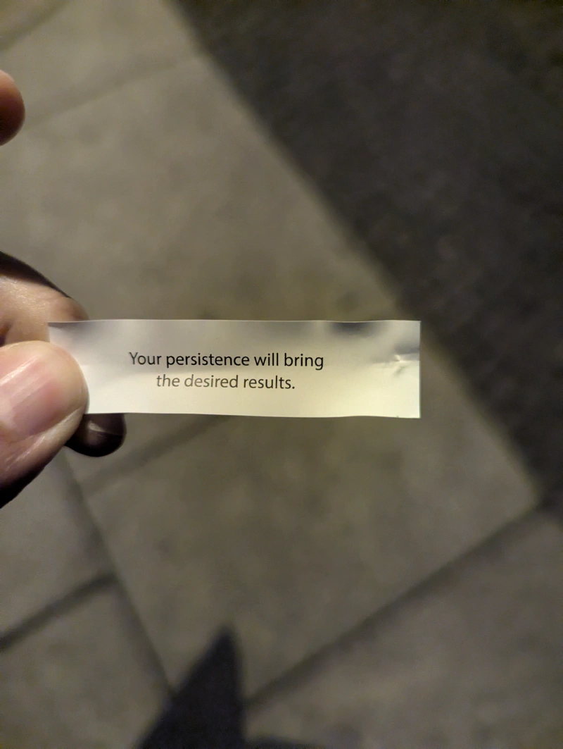 fortune cookie