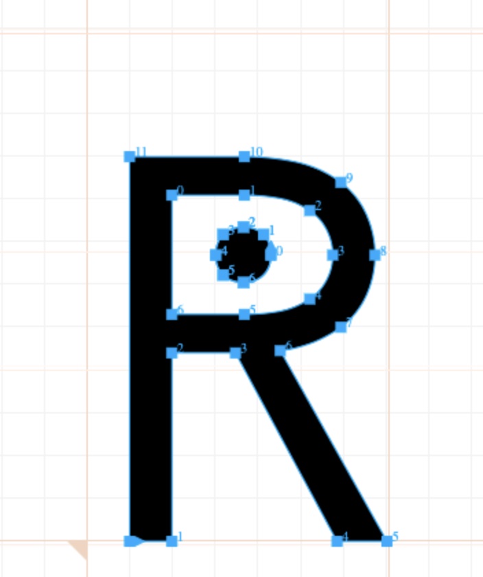 exact Glyph for r